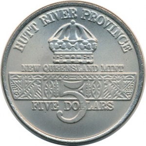 Ποταμός Χούτ 5 Δολάρια - Obverse