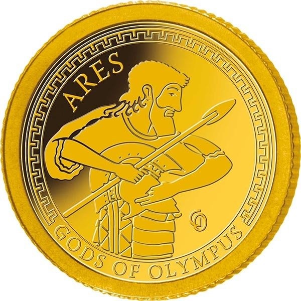 ١ دولار , ساموا (Gods of Olympus - Ares)