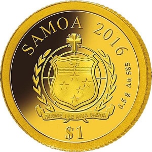 Samoa 1 dollar - Obverse