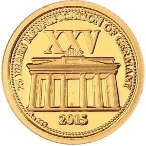 ١ دولار , ساموا (25 Years Reunification of Germany)