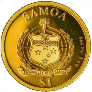Samoa 1 dollar - Obverse