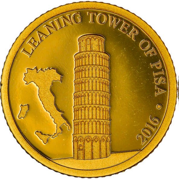 1 dollaro , Samoa (Torre pendente di Pisa)