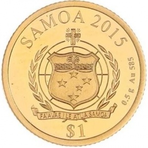 Samoa 1 dollar - Obverse