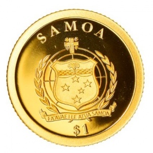 Samoa 1 dollar - Obverse