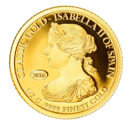 ١ دولار , ساموا (Isabella II of Spain)
