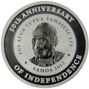 Samoa 1 tala - Obverse