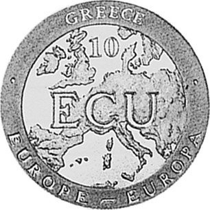 10 ECU , Görögország (Ókori görög gálya)