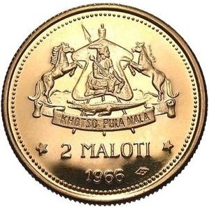 2 maloti , Lesotho (Independència)