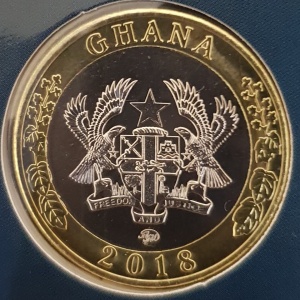 Гана 1 седи - Obverse