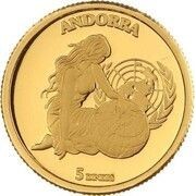 5 دینر , آندورا (10th Anniversary - Andorran membership in the United Nations)