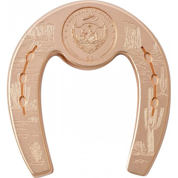 5 dolarů , Palau (Lucky Horseshoe)