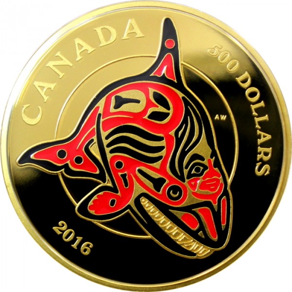 500 دلار , کانادا (Mythical Realms of the Haida - Orca)