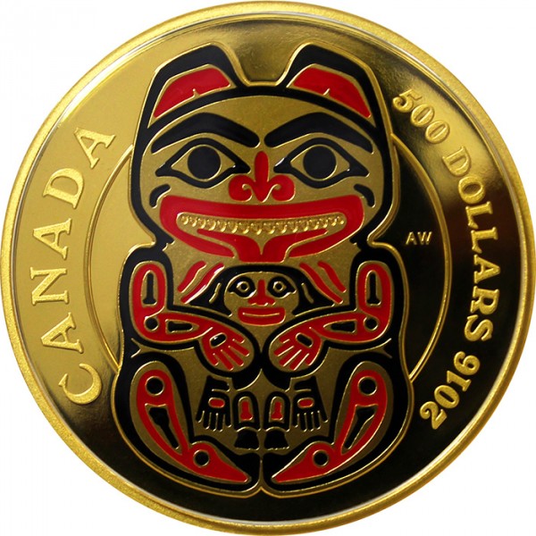 500 dollars , Canada (Mythical Realms of the Haida - Bear)