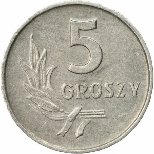 Польша 5 грошей - Reverse