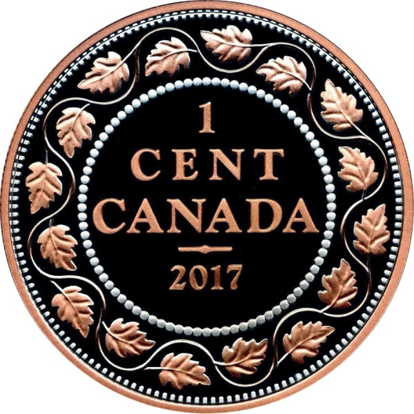 1 Cent , Kanada (Vermächtnis des Pennys - Georg V., kleine Blätter von 1911)