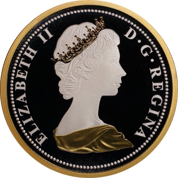 1 سنت , کانادا (150th Anniversary of Canada - Big Coin of Alex Colville. Rock Dove)