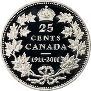 Kanada 25 Cent - Reverse