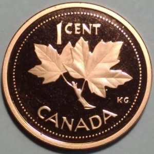 Canadá 1 centavo - Reverse