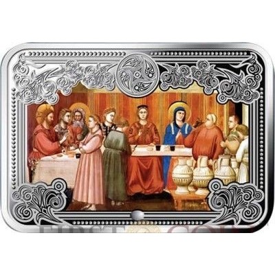 5 dinérů , Andorra (Zázraky Ježíše Krista - Svatba v Cana /Giotto di Bondone/
)