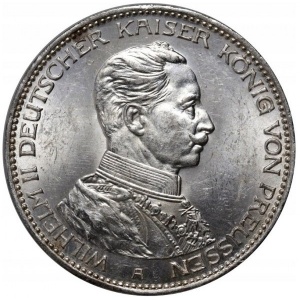 Deutsches Kaiserreich 3 Mark - Obverse