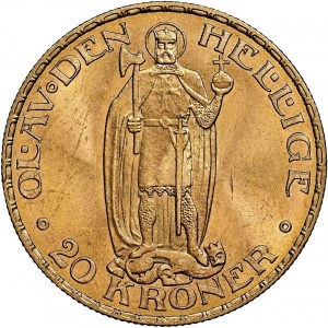 Norwegen  20 Kronen - Reverse