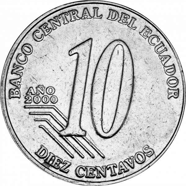 10 centavos , Ekvádor