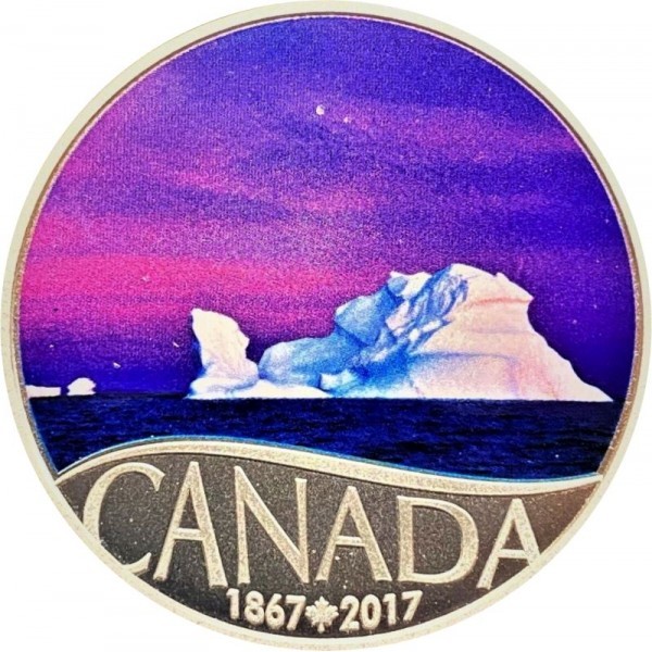 10 dollars , Canada (150th Anniversary of Canada - Iceberg at Dawn)