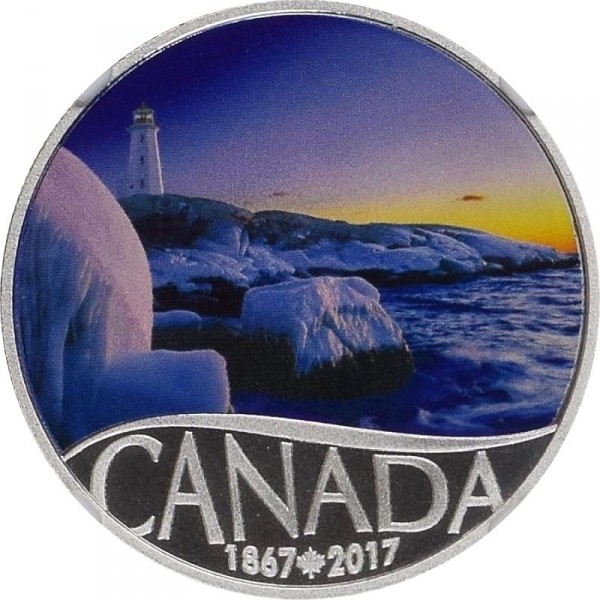 10 dollars , Canada (150th Anniversary of Canada - Peggys Point Lighthouse)