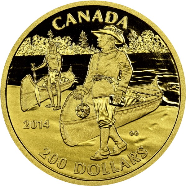 200 dollars , Canada (Great Explorers of Canada - Samuel de Champlain)