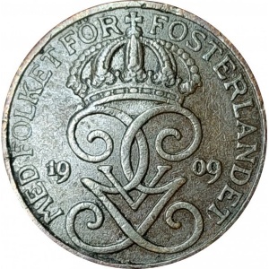Schweden  1 Öre - Obverse