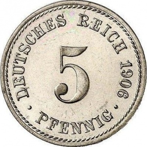 Deutschland 5 Pfennig - Reverse