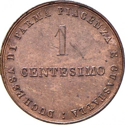 1 čentezimas , Parma