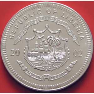 Libéria 5 dollár - Obverse