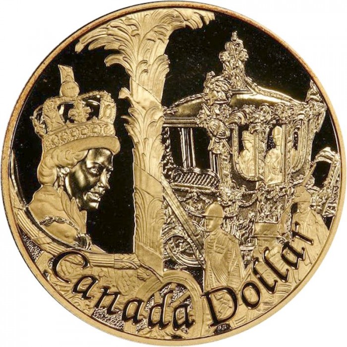 1 dolar , Kanada (50 let vladavine kraljice Elizabete II)