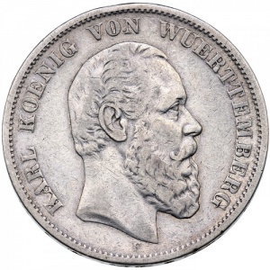 Deutsches Kaiserreich 5 Mark - Obverse