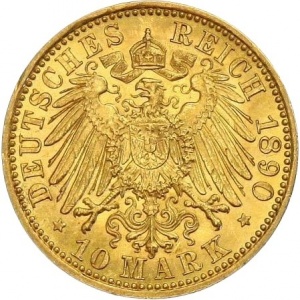 Deutsches Kaiserreich 10 Mark - Reverse