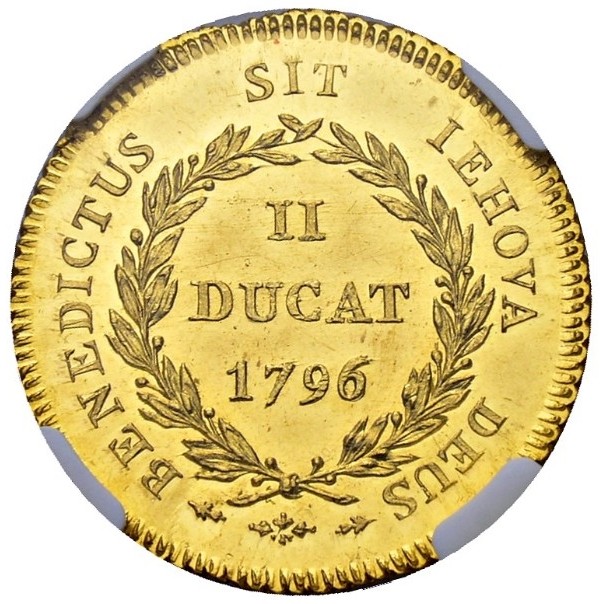 2 dukatai , Bernas