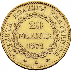Frankreich 20 Franken - Reverse
