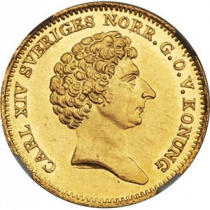 Schweden  1 Dukaten - Obverse