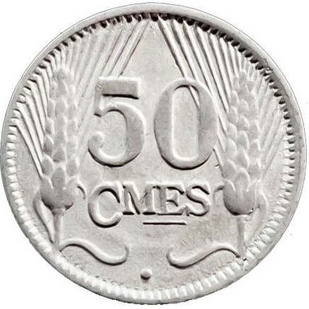 50 santīmu , Luksemburga