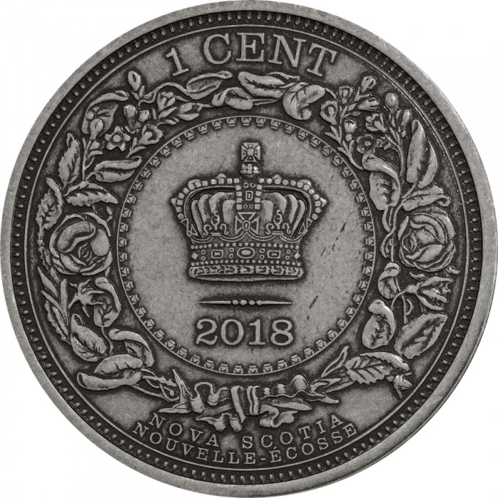 1 cent , Canadà (Moneda Colonial de les Províncies Atlàntiques abans de la Confederació - Nova Escòcia)