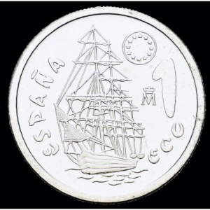 Espanya 1 ECU - Obverse