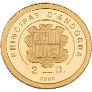 Andorra 2 diners - Obverse