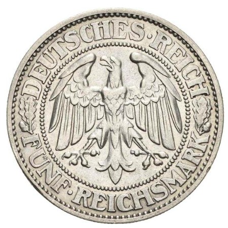 5 рейхсмарок 1927-1933 (Срібло), Німеччина