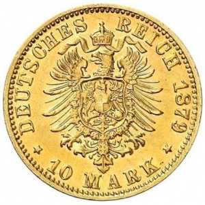 Deutsches Kaiserreich 10 Mark - Reverse