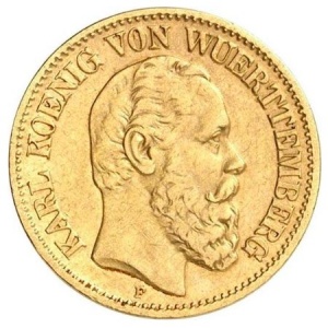 Deutsches Kaiserreich 10 Mark - Obverse
