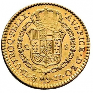Mexiko 2 Escudo - Reverse