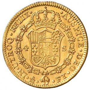 Mexiko 4 Escudos
 - Reverse