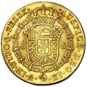Mexiko 8 Escudos - Reverse