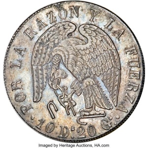 Chile 8 Reales - Reverse